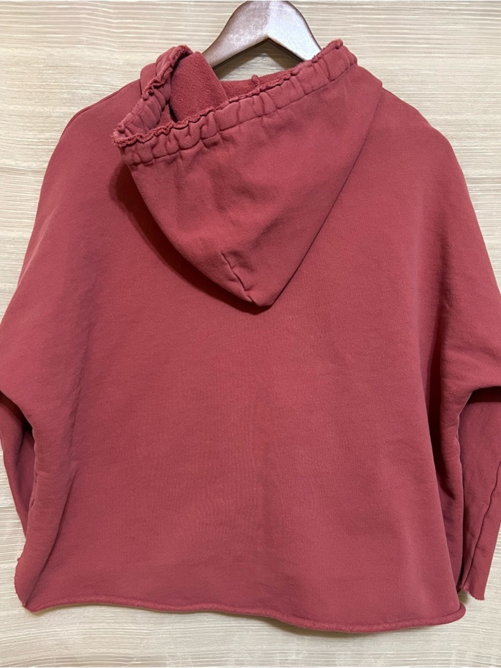 Frank & Eileen Tee Lab Kane Capelet Hoodie XS Spice Cotton Sweatshirt - Picture 2 of 7